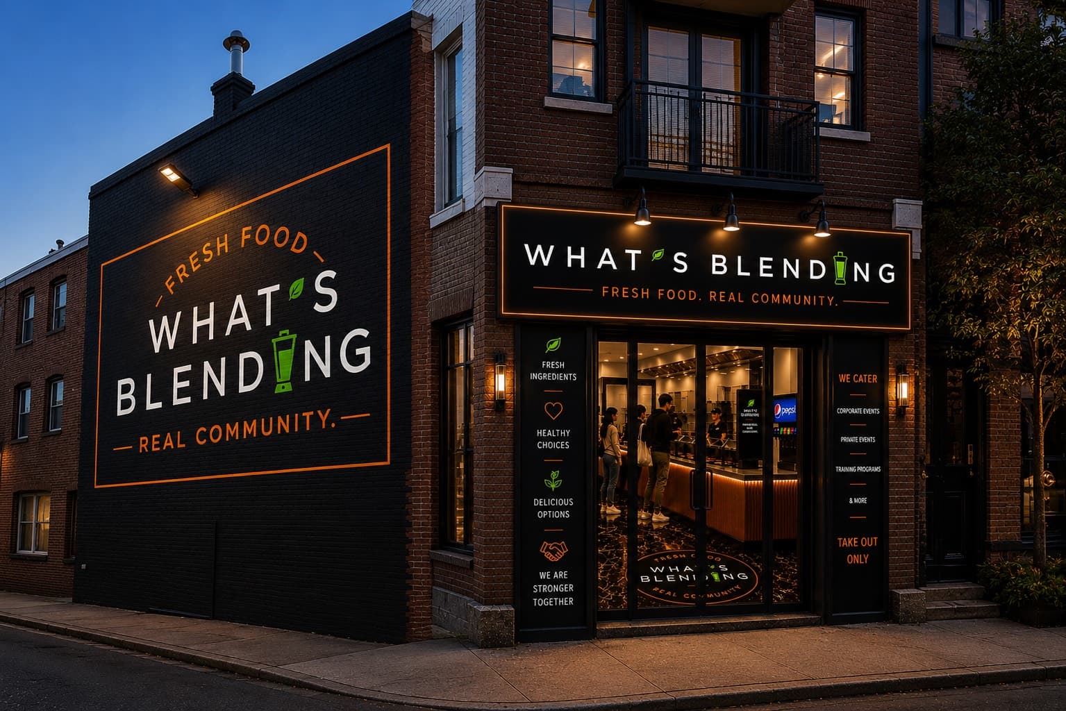 What's Blending story